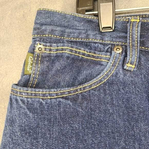 Cabela's Womens Lined Blue Jeans 18 Long - Picture 3 of 7